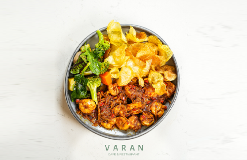 دو پیازه میگو